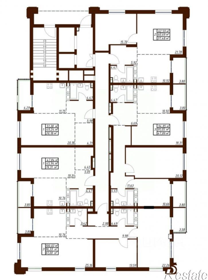 1-комн квартира в новом доме ул Белкинская, 40,  д. 40
