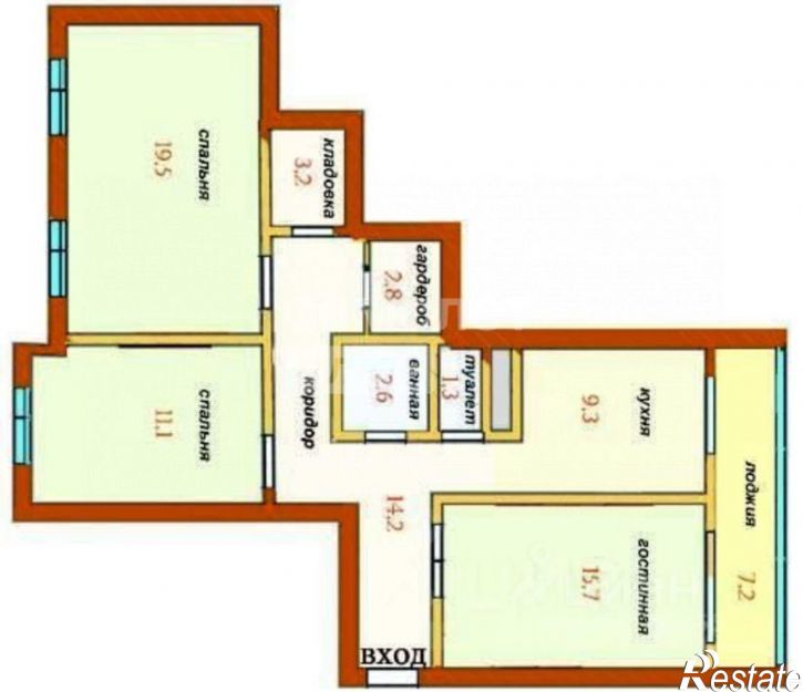 3-комн квартира ул Гагарина, 42,  д. 42