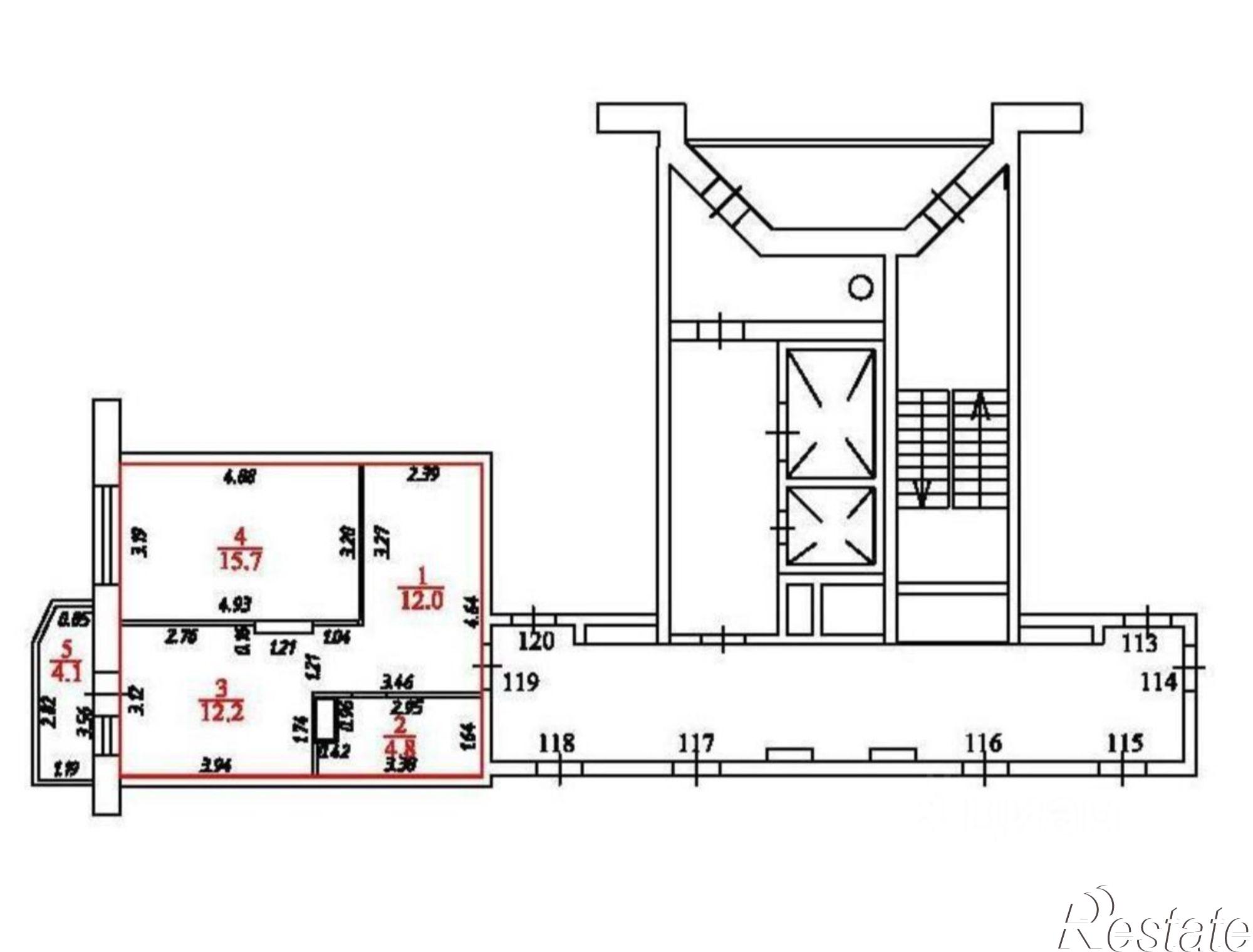 Купить квартиру за 6 900 000 рублей на проспект Ленина, 207