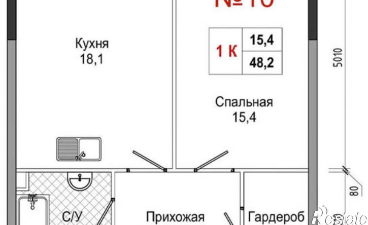 1-комн квартира в новом доме ул Усачева, 3,  д. 3