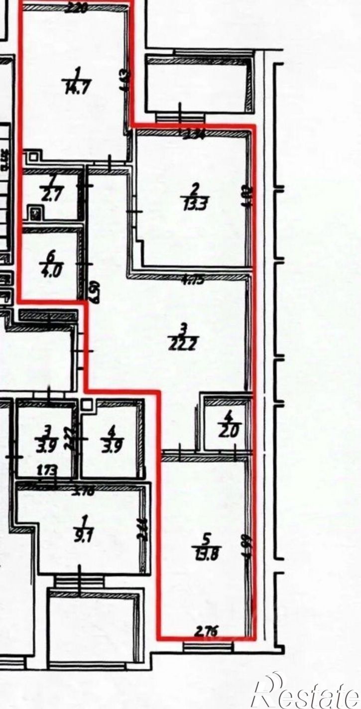3-комн квартира ул Славского, 12,  д. 12