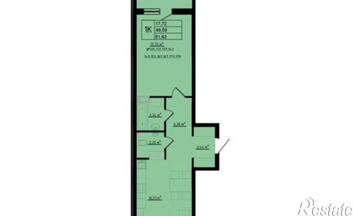 1-комн квартира в новом доме ул Мира, 2,  д. 2