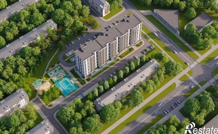 1-комн квартира в новом доме ул Мира, 2,  д. 2
