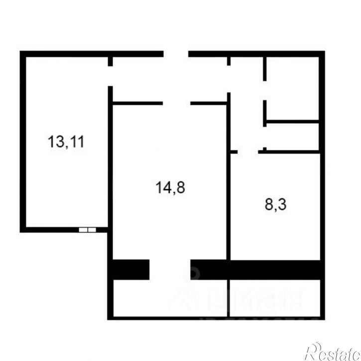 2-комн квартира ул Аксенова, 10,  д. 10