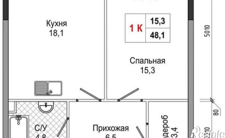 1-комн квартира в новом доме ул Усачева, 3,  д. 3