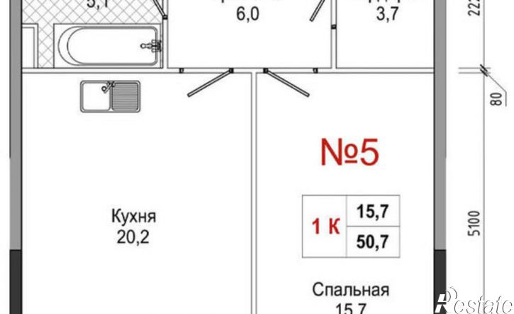 1-комн квартира в новом доме ул Усачева, 3,  д. 3