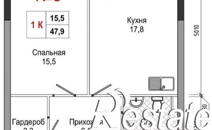 1-комн квартира в новом доме ул Усачева, 3,  д. 3