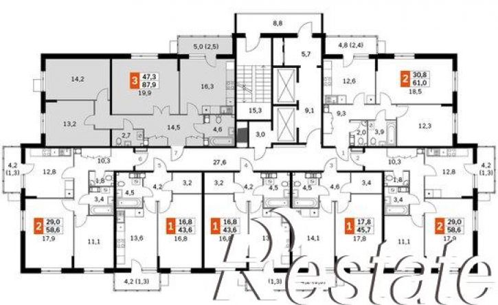 3-комн квартира проспект Ленина, 213,  д. 213