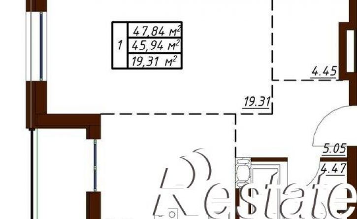1-комн квартира Белкинская улица, 36 к1,  д. 36 к1