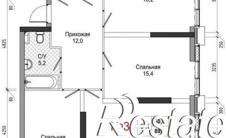 3-комн квартира в новом доме ул Усачева, 3,  д. 3